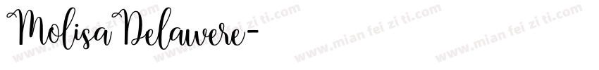 MolisaDelawere字体转换