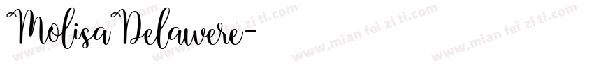 MolisaDelawere字体转换