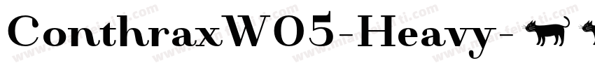 ConthraxW05-Heavy字体转换