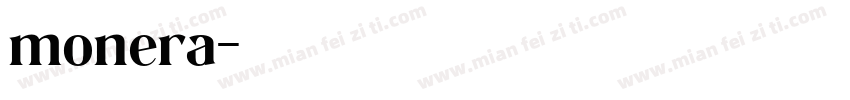 monera字体转换