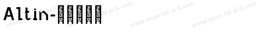 Altin字体转换