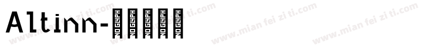 Altinn字体转换