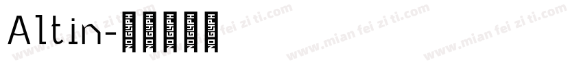 Altin字体转换
