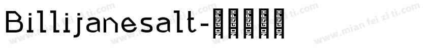 Billijanesalt字体转换