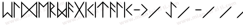 ElderMagicItalic-K6Y7字体转换