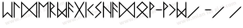 ElderMagicShadow-wKM3字体转换