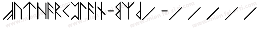 FutharkPlain-BzW8字体转换