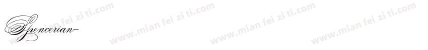 Spencerian斯宾塞字体转换