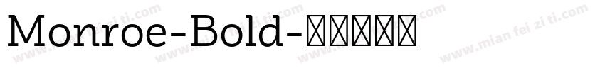 Monroe-Bold字体转换