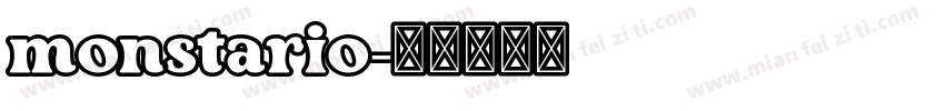 monstario字体转换