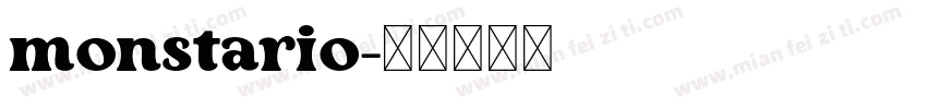 monstario字体转换