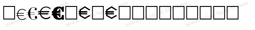 JCBEuroRoman字体转换