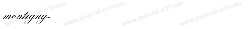 montigny字体转换