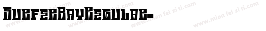SurferBayRegular字体转换