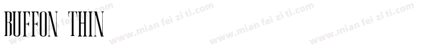 Buffon-Thin字体转换