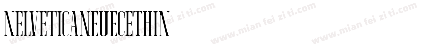 NelveticaNeueCEThin字体转换