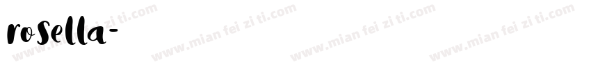 rosella字体转换