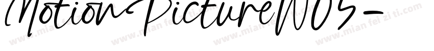 MotionPictureW05字体转换