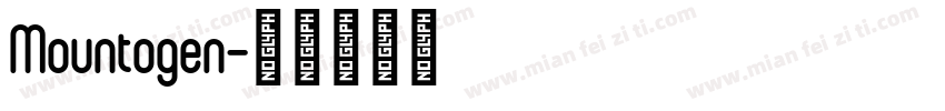 Mountogen字体转换