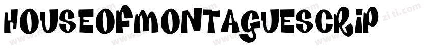 HouseOfMontagueScrip字体转换
