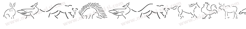 MtySousyokuEmBcJis-W字体转换