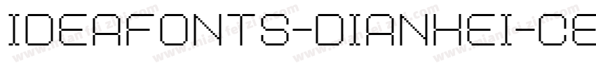 ideafonts-dianhei-ce字体转换
