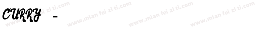 CURRY免费字字体转换