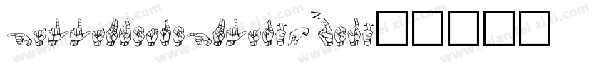 GallaudetRegular-qZe1字体转换