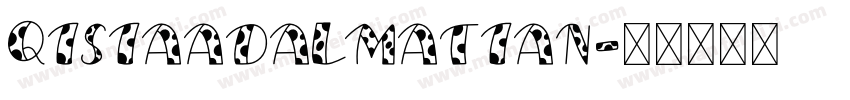 QisiAaDalmatian字体转换