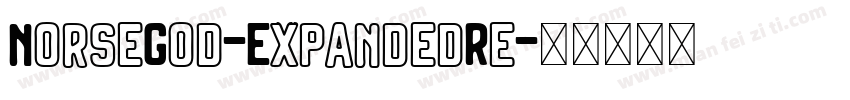 NorseGod-ExpandedRe字体转换