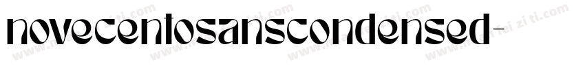 novecentosanscondensed字体转换