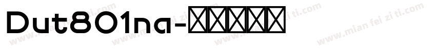Dut801na字体转换