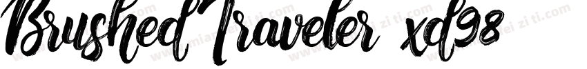 BrushedTraveler-xd98字体转换