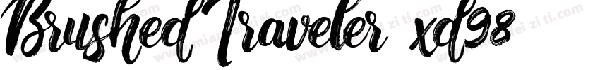 BrushedTraveler-xd98字体转换