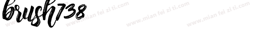 brush738字体转换