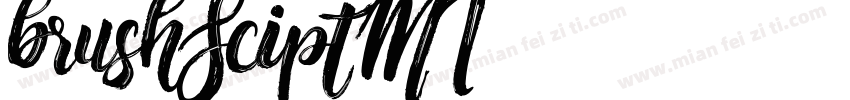 brushSciptMT字体转换
