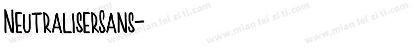 NeutraliserSans字体转换