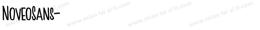 NoveoSans字体转换