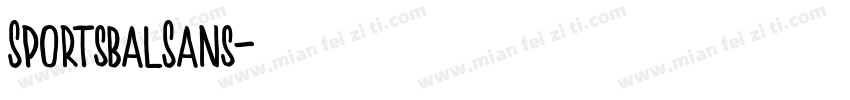SportsbalSans字体转换