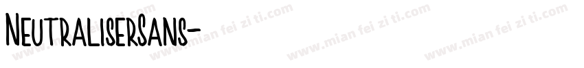 NeutraliserSans字体转换