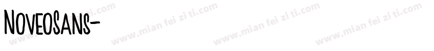NoveoSans字体转换