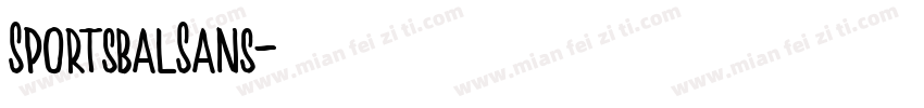 SportsbalSans字体转换