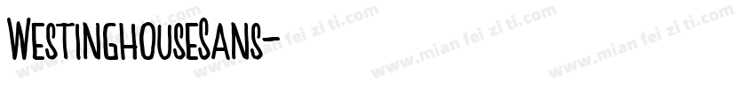 WestinghouseSans字体转换
