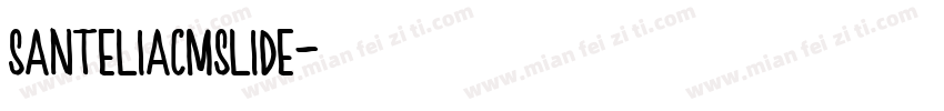 santeliacmslide字体转换
