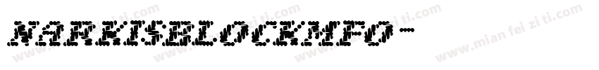narkisblockmfo字体转换