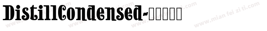 DistillCondensed字体转换