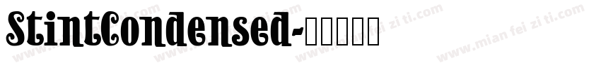 StintCondensed字体转换