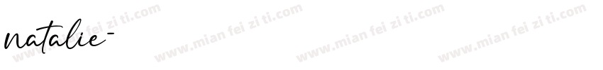 natalie字体转换