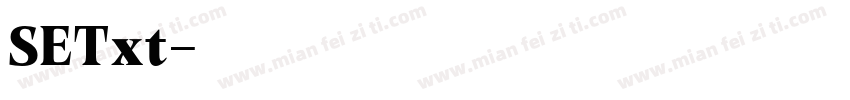 SETxt字体转换