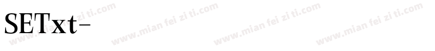 SETxt字体转换
